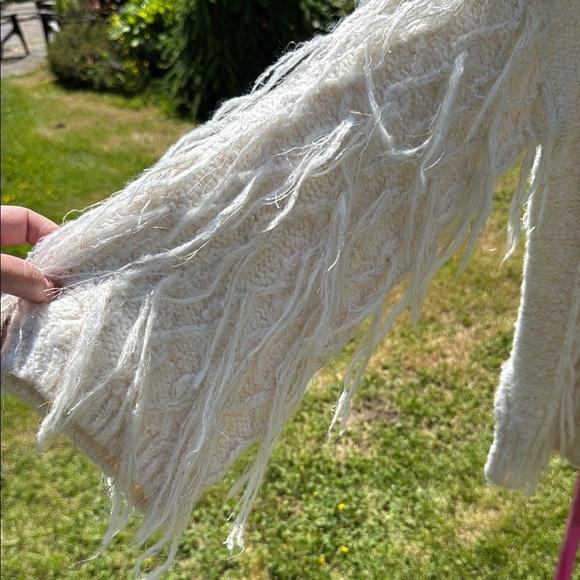 Anthropologie Ivory Knit Sweater - Picture 3 of 9